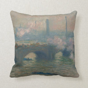 Coussin Pont de Waterloo, Day gris, 1903 (huile sur la