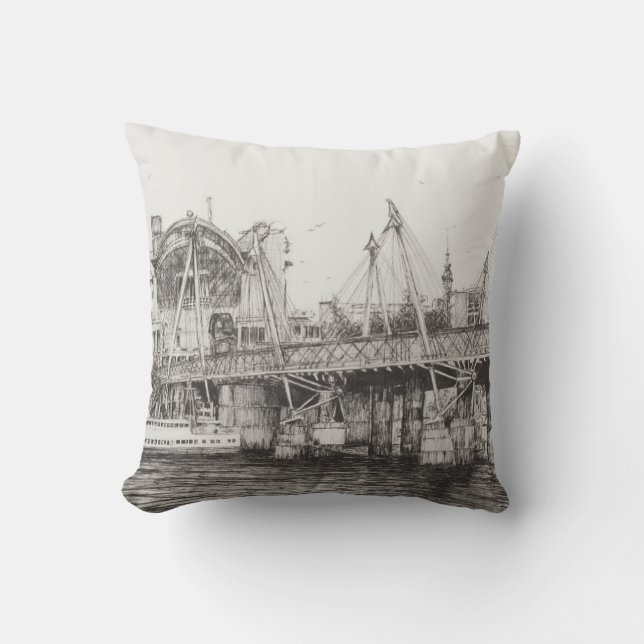 Coussin Pont Londres 30/10/2006 de Hungerford (Recto)