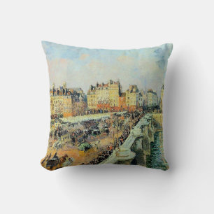 Coussin Pont Neuf, Après-midi, Sunlight Camille Pissarro