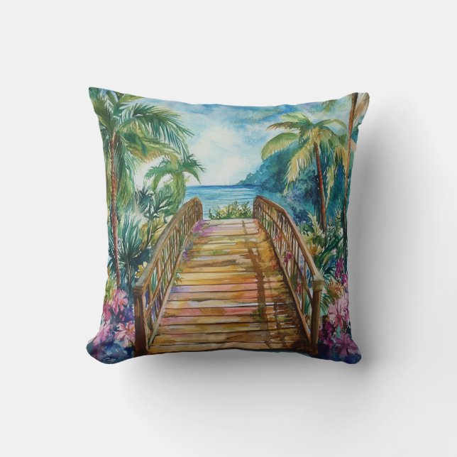 Coussin Pont Tropical (Recto)