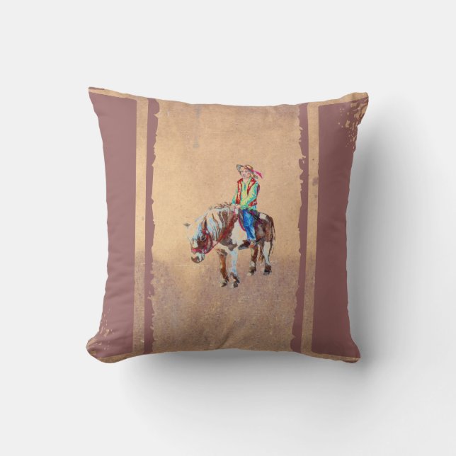 Coussin Pony et Rider (Recto)