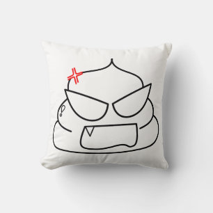 Coussin Poop en colère - Brootsch le PooPoo