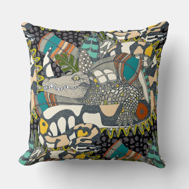 Coussin pop animalier (Recto)
