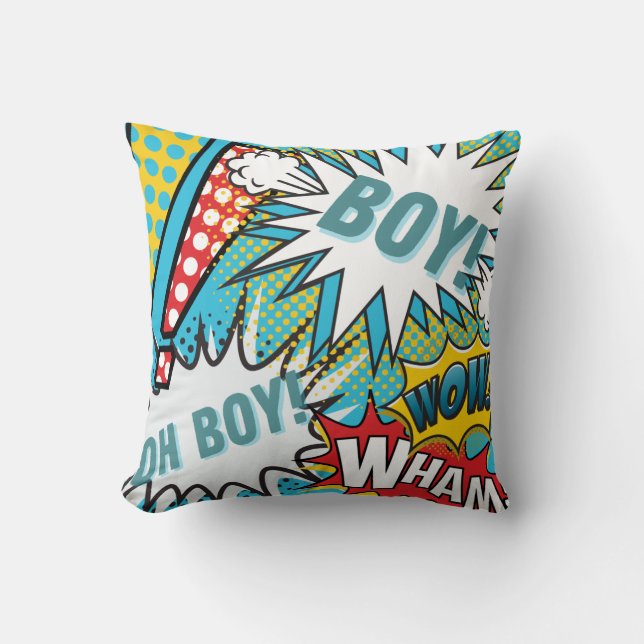 Coussin Pop Art Baby Boy (Recto)