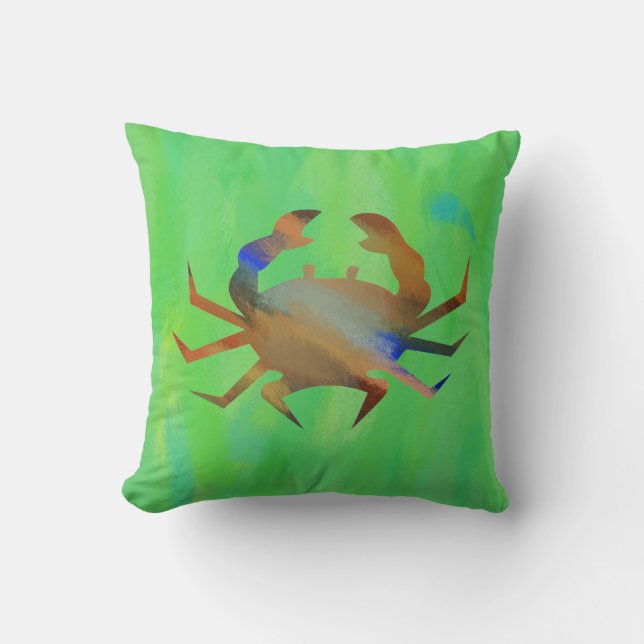 Coussin Pop Art Crabe (Recto)