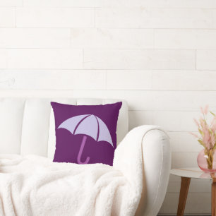 Coussin Pop Art Umbrella Purple