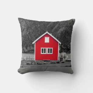 Coussin Pop couleur de la maison rouge