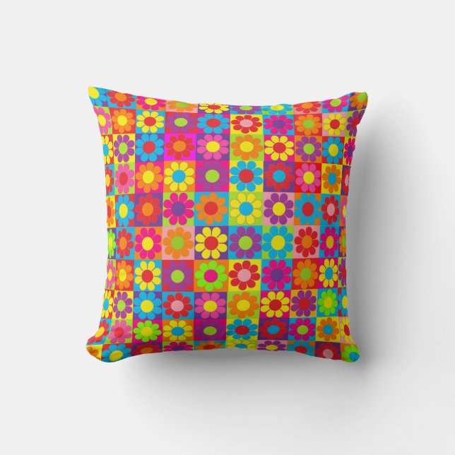 Coussin Pop Flower (Recto)