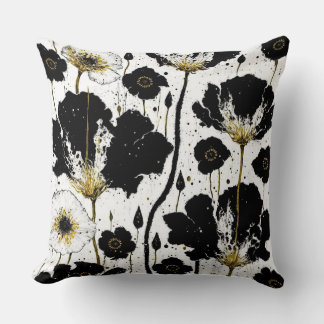Coussin Poppies Abstraites