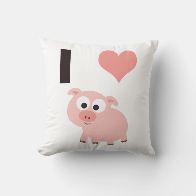 Coussin Porcs du coeur I (Recto)