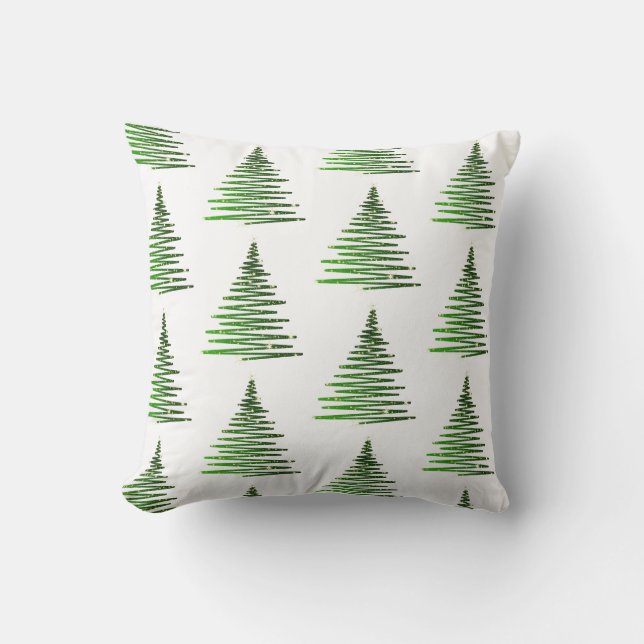 Coussin Poreiller jetable à l'arbre de Noël (Recto)