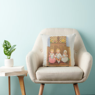 Coussin Porridge Pease Antique Comptine Pour Enfants