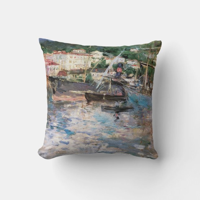 Coussin Port de Nice (Recto)