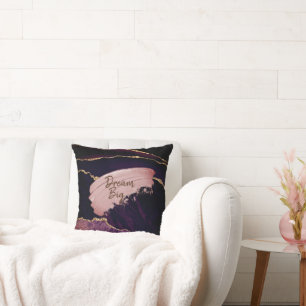 Coussin Porte d'or en marbre violet Inspirer rêve Big