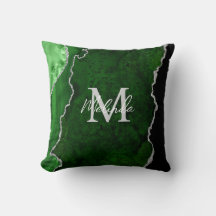 Porte en marbre vert et argent