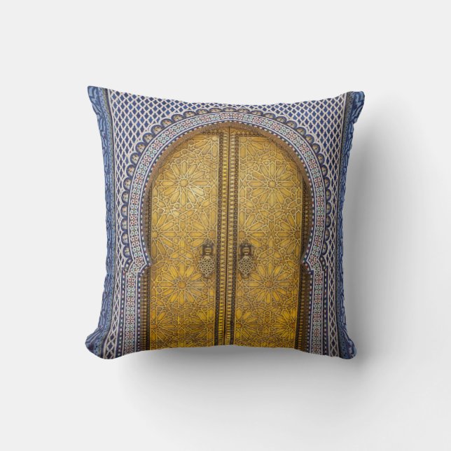 Coussin Portes Ornées Du Palais Du Roi (Recto)
