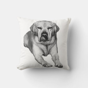 Coussin Portrait côté feu dans l'ombre