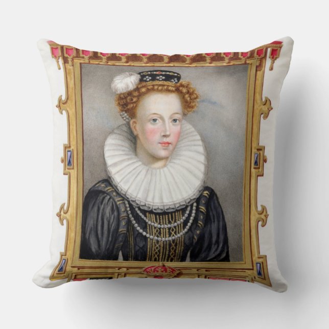 Coussin Portrait de 1512-1548) sixièmes épouses de (Recto)