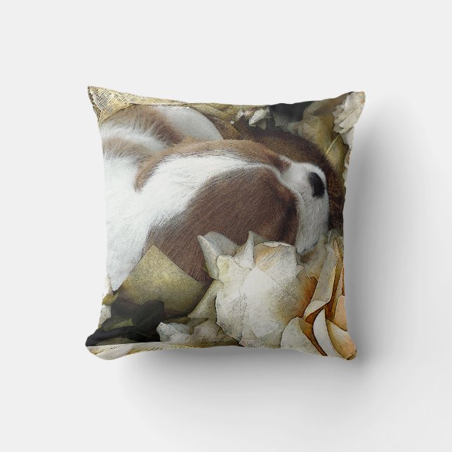 Coussin Portrait de Cavalier Blenheim (Recto)