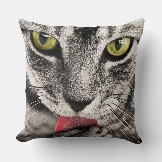 Coussin Portrait de chat (Recto)