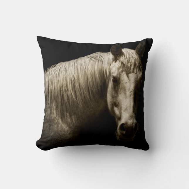 Coussin Portrait de cheval VI (Recto)