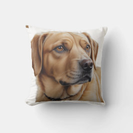 Coussin Portrait de chien hyperréaliste Jeu d'oreiller