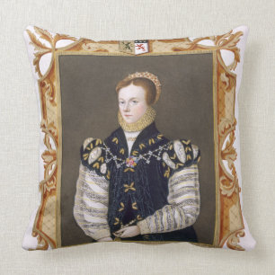 Coussin Portrait de comtesse d'Anne Russell (d.1604) de