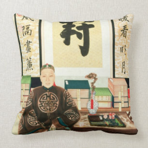Coussin Portrait de Li-Lieu Ying, impératrice Tzu-Hsi