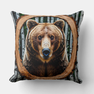 Coussin Portrait de l'ours