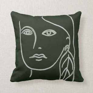 Coussin Portrait de malachite