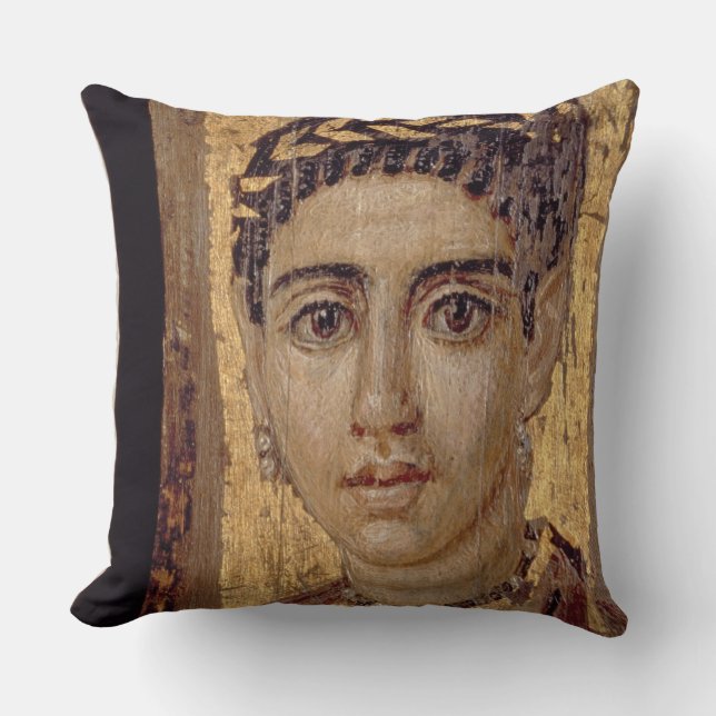Coussin Portrait de maman d'une femme, de Fayum, (Recto)