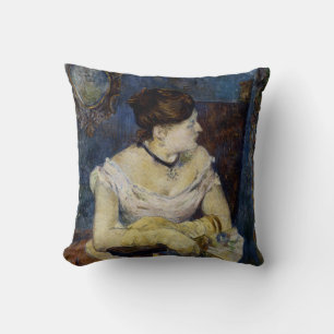 Coussin Portrait de Mette Gaugin, l'épouse d'artistes