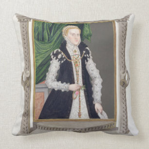 Coussin Portrait de Mildred Cooke, Madame Burghley de 'Mem