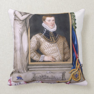 Coussin Portrait de monsieur Philip Sidney (1554-86) de