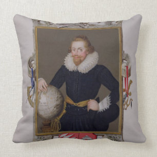 Coussin Portrait de monsieur Walter Raleigh (c.1552-1618)