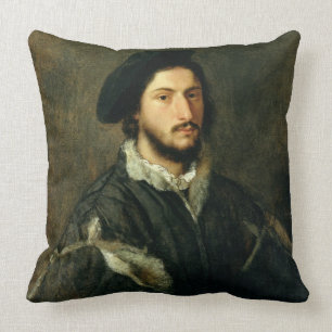 Coussin Portrait de Vincenzo Mosti (huile sur la toile)