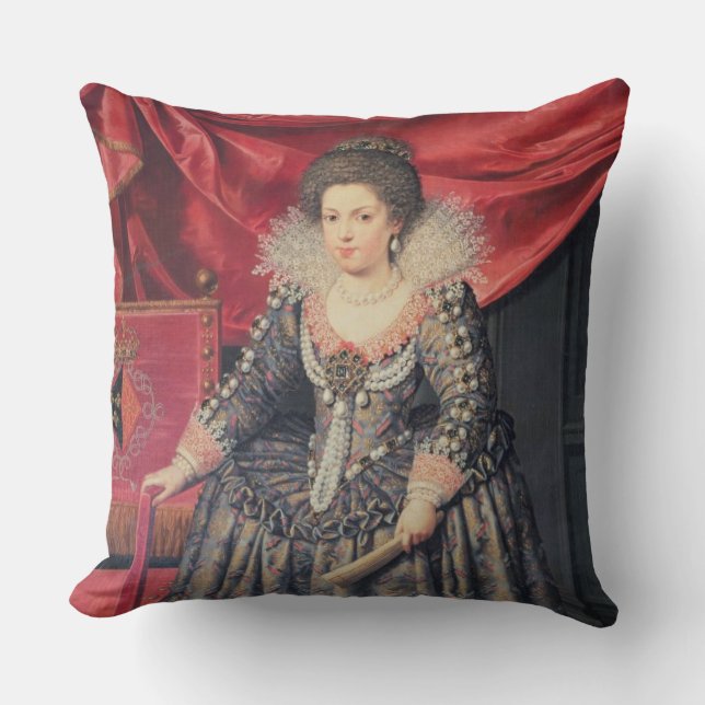 Coussin Portrait d'Elizabeth de 1602-44) filles de la (Recto)