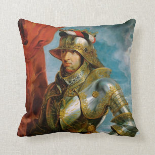 Coussin Portrait d'empereur romain saint Rubens de