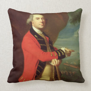 Coussin Portrait du Général Thomas Gage, c.1768 (huile s