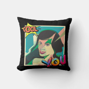 Coussin Portrait Pop Art Cool Vous