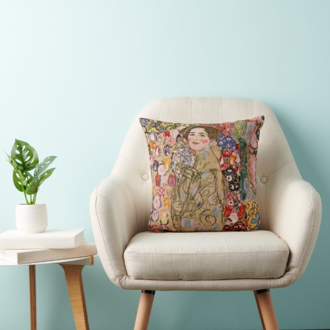 Coussin Portrait posthume de Ria Munk par Gustav Klimt (Chaise)