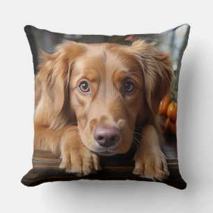 Coussin Pose de chiot Golden Retriever