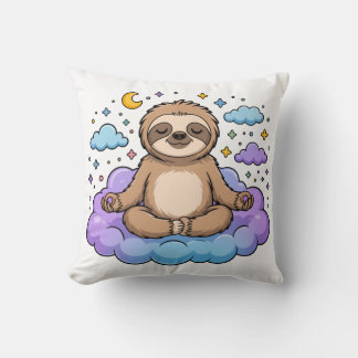 Coussin Poses de paresseux de yoga
