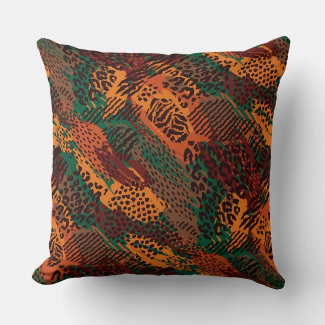 Coussin Poster de animal Safari Tones Earth (Recto)