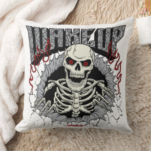 Coussin Poster de résurgence squelette