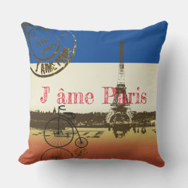 Coussin Poster La Tour Eiffel