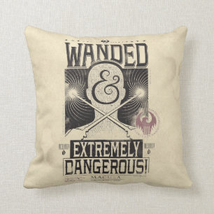 Coussin Poster Recherché déambulé et extrêmement dange