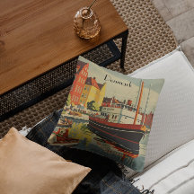 Poster Vintage voyage du Danemark