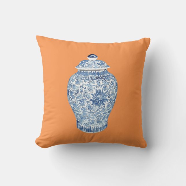 COUSSIN POT DE GINGEMBRE SUR LA MANDARINE (Recto)