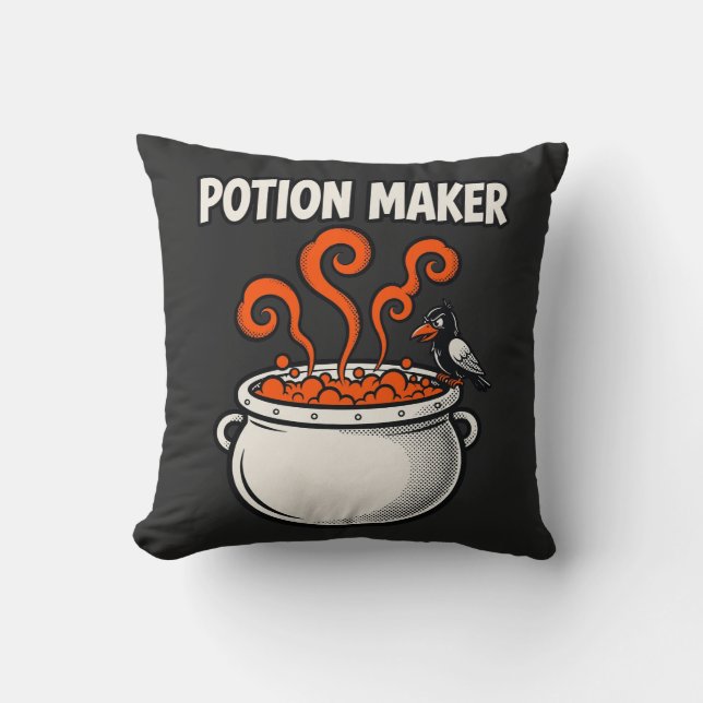 Coussin  Potion Maker Witchy Comic Tee (Recto)